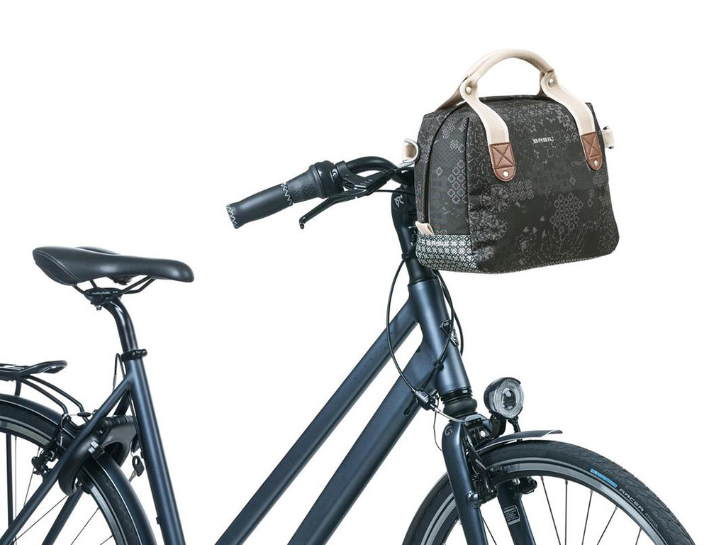 Basil Bohème City stuurtas - Charcoal