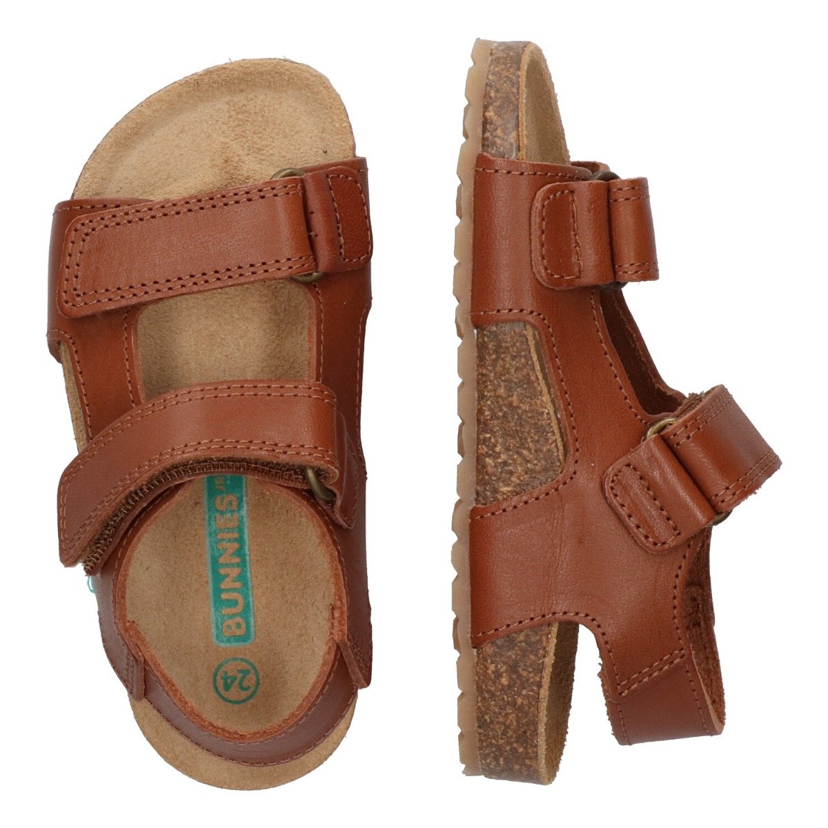 Brent Beach - Sandalen Bunnies Cognac