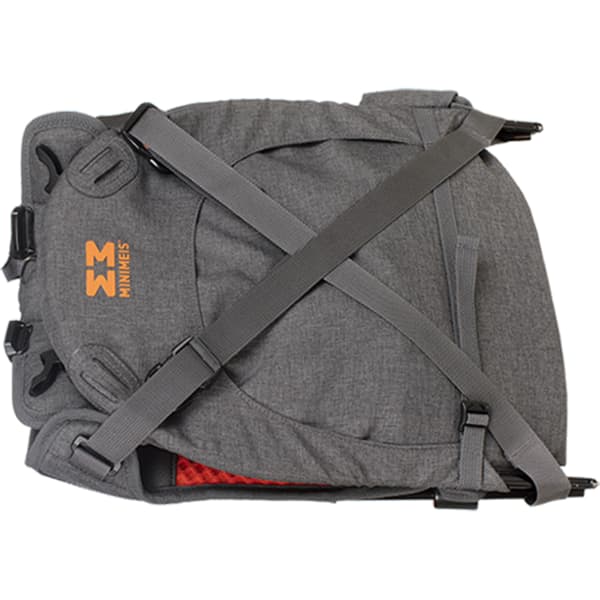 Porte bébé randonnée MINIMEIS G4 GREY-ORANGE