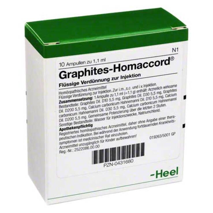 Graphites Homaccord Ampullen, 10 St