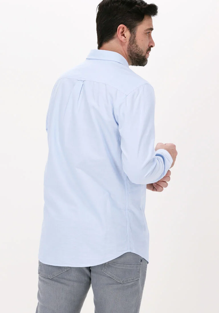 SCOTCH & SODA lichtblauwe scotch & soda casual overhemd regular fit shirt