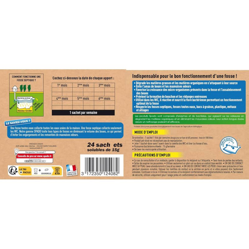 Traitement biologique canalisations 500 g