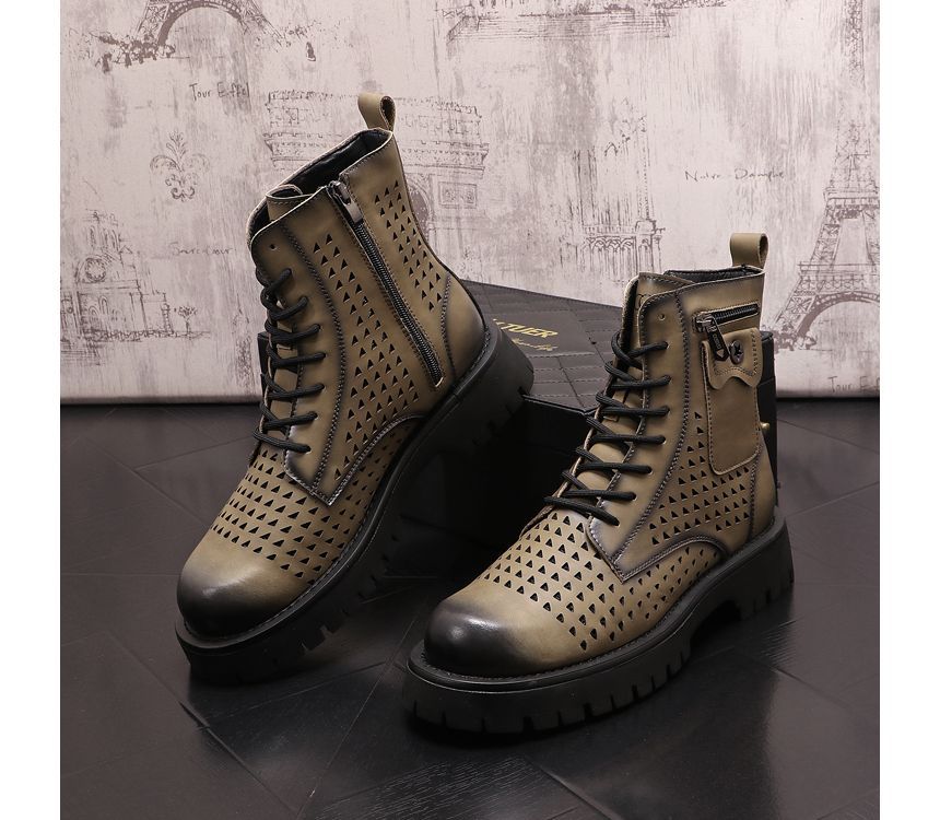 Mr Ozera - Veterlaarzen met studs
