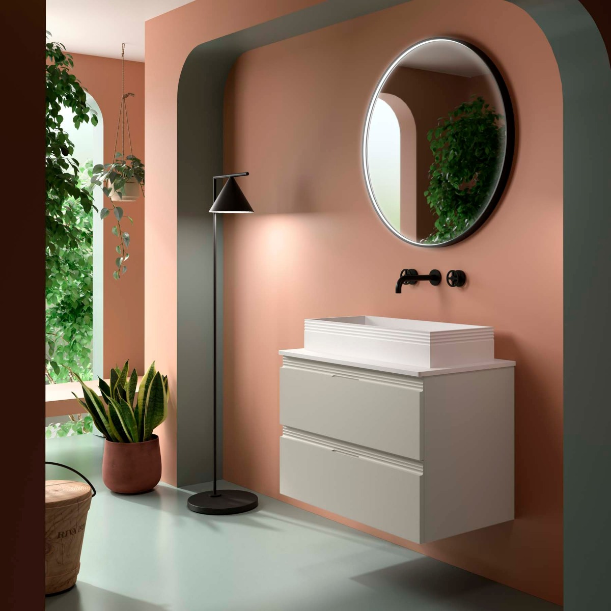Muebles Ammeli onderkast 80cm saliegroen