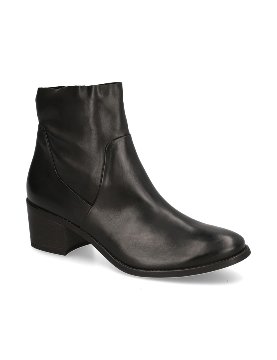 Glattleder Stiefelette