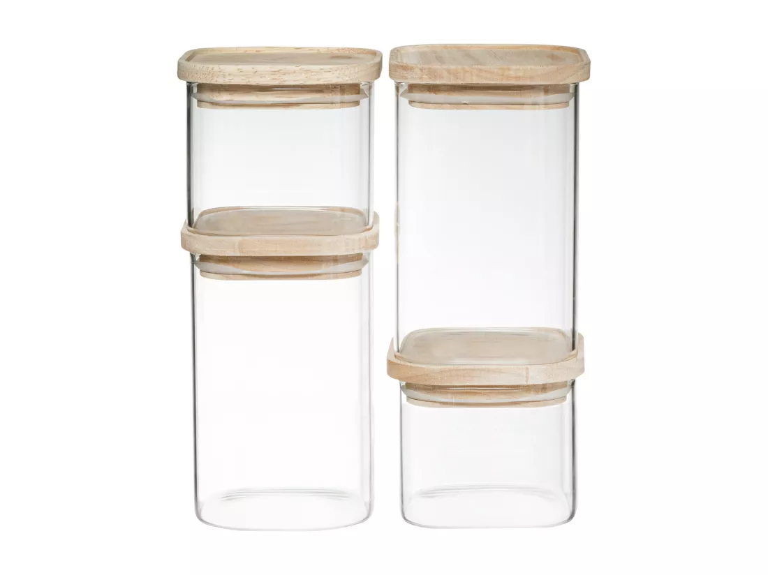 Lot de 4 Bocaux 