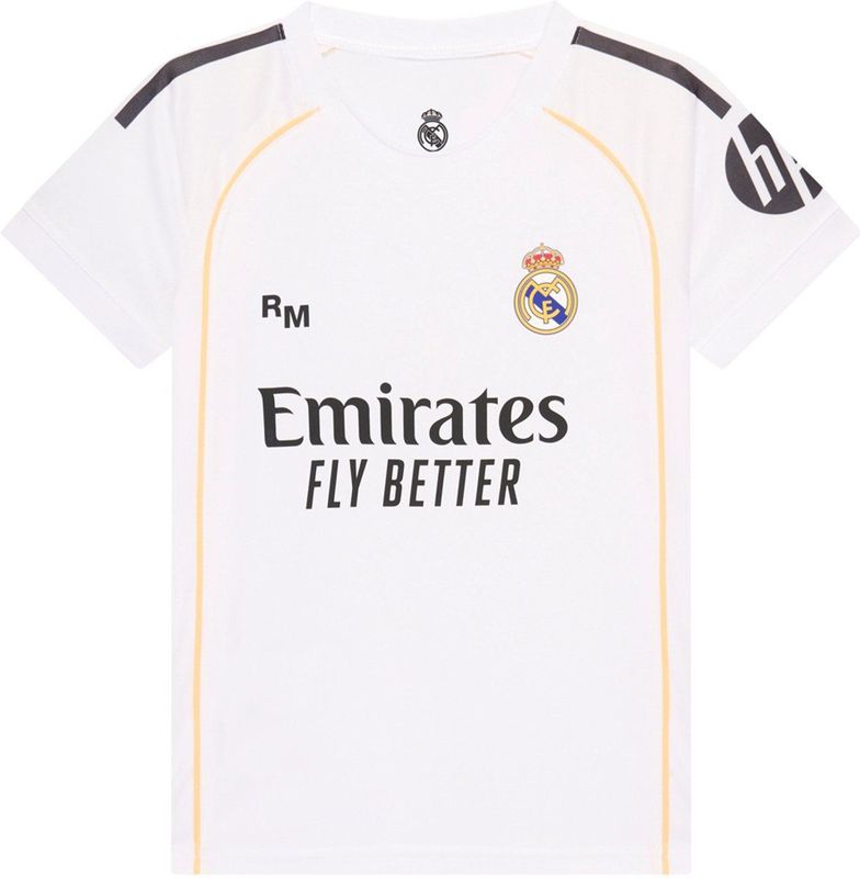 Real Madrid - 25/26 Mbappé - Thuistenue - Wit - Shirt & Broekje
