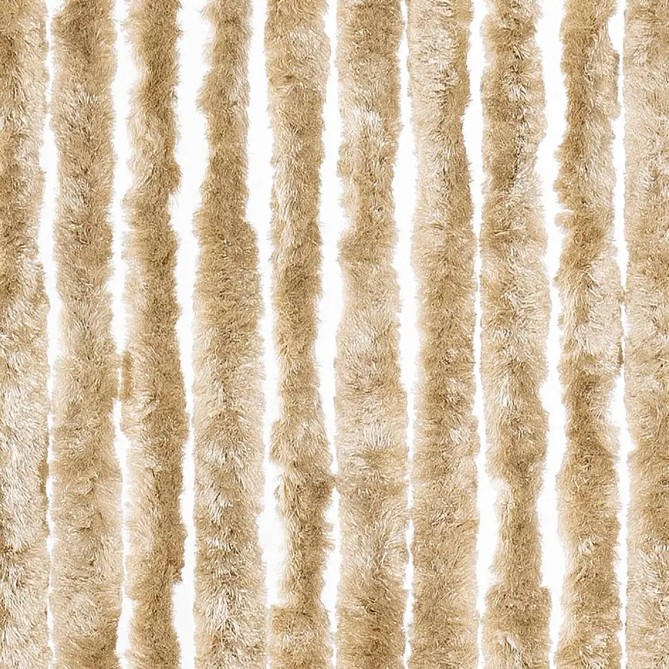 vidaXL - Insectengordijn - Beige - Polypropyleen - 90 x 220 cm