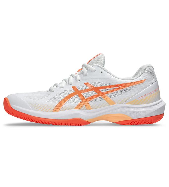 ASICS COURT HUNTER FF 1072A112 WHITE-VIVID-CORAL
