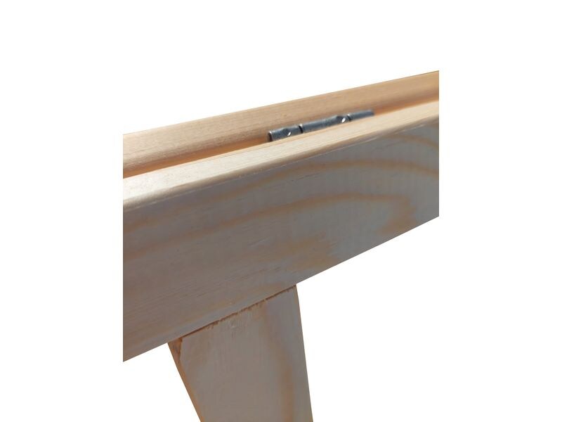 Holz Zollhaus Bockleiter aus Fichte 75 x 75 cm, Naturfarben Arbeitsbock