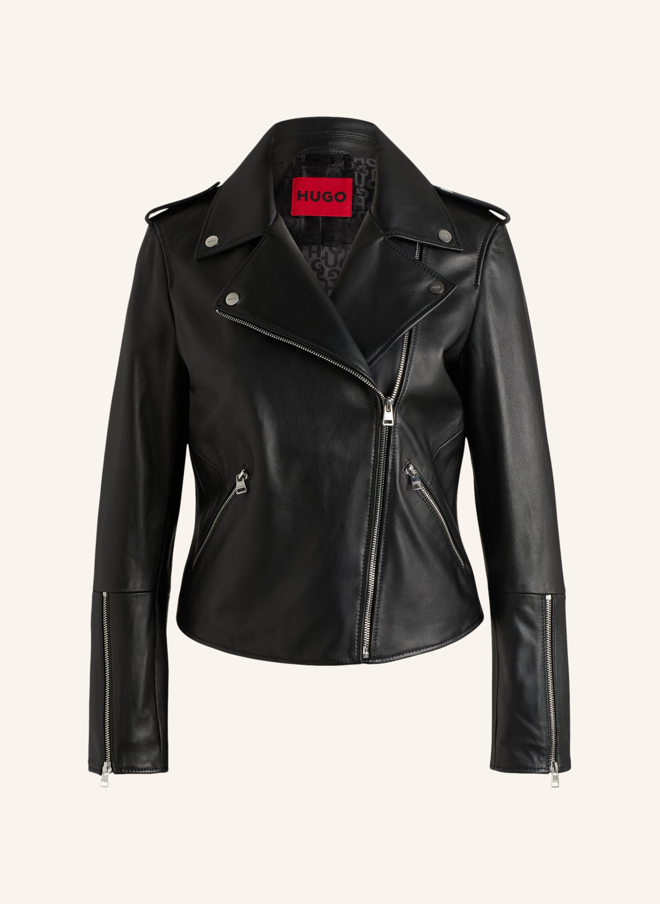 HUGO Lederjacke LUJANA Regular Fit