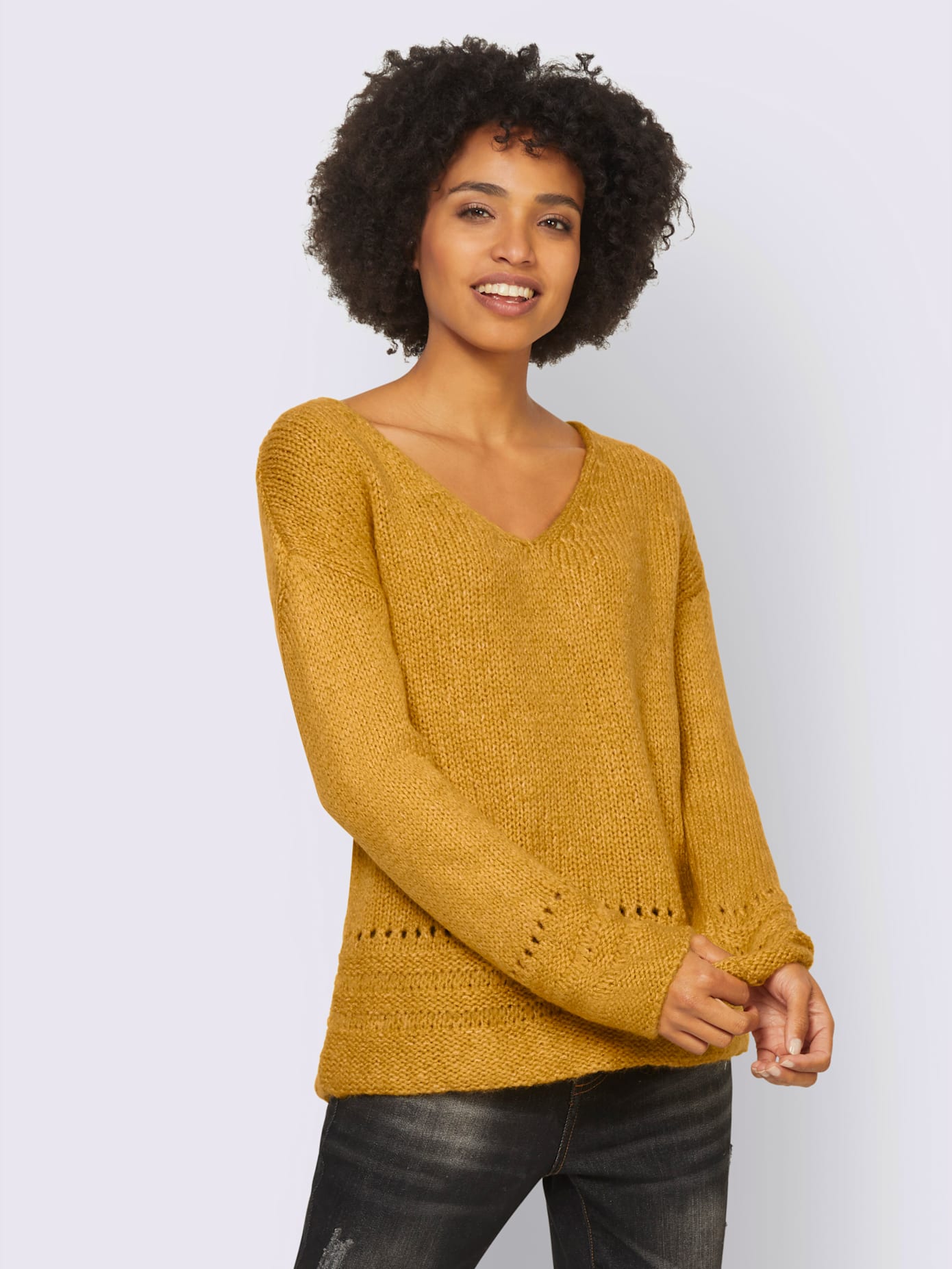 Pull grosse maille douce
