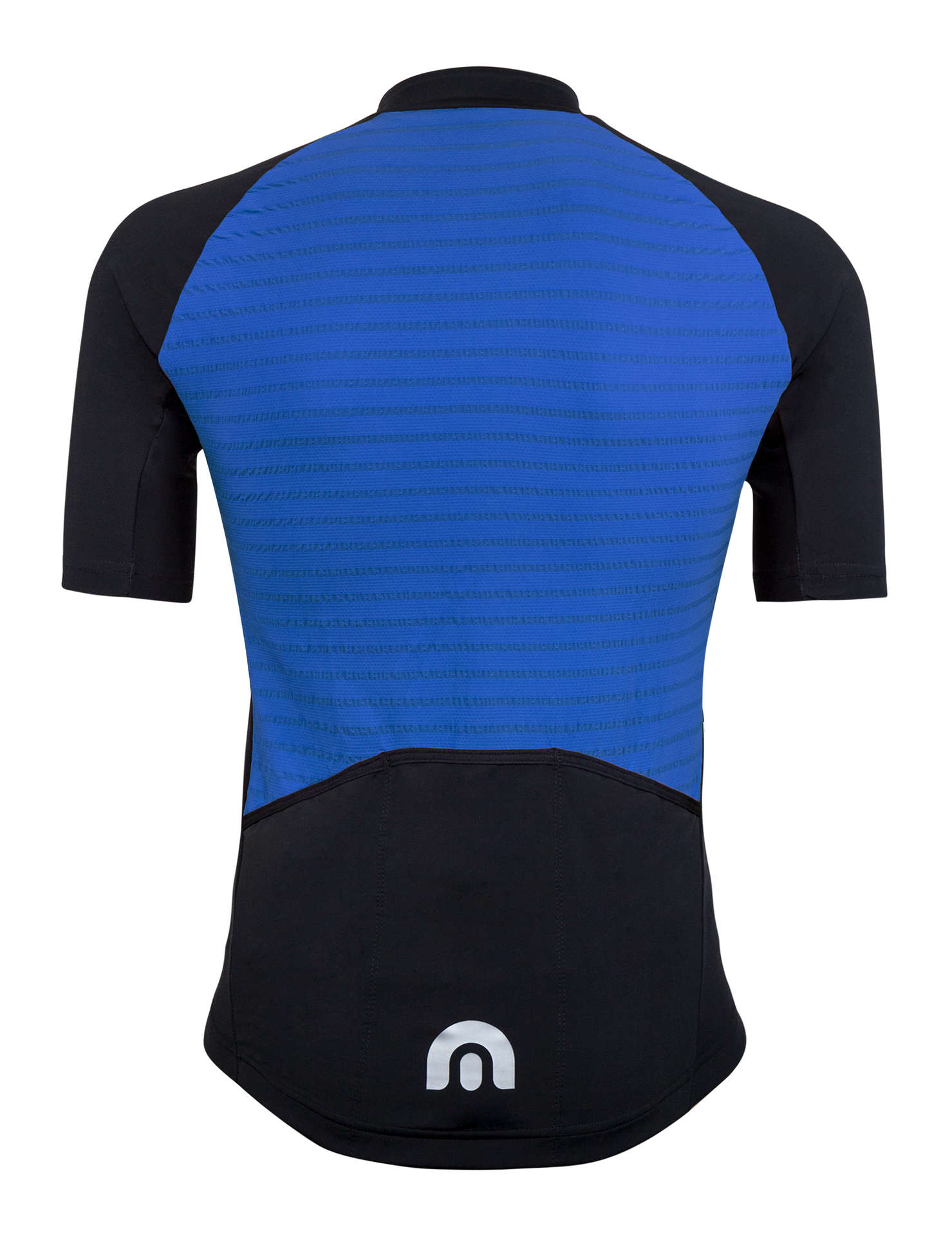 Megmeister Plain Fietsshirt Korte Mouwen Blauw Heren