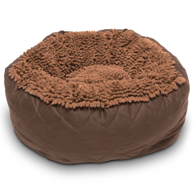 Dog Gone Smart Hundebett Dirty Dog Round Bed braun