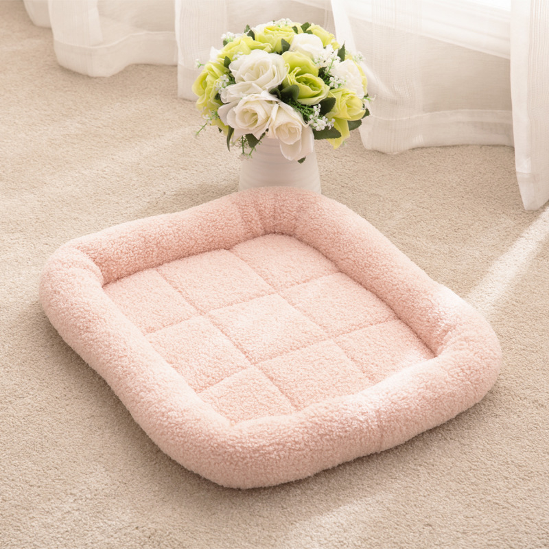 (40x50cm) Weiches Haustier Bett Kuscheliges Hundesofa Katzen Kissen - Rosa