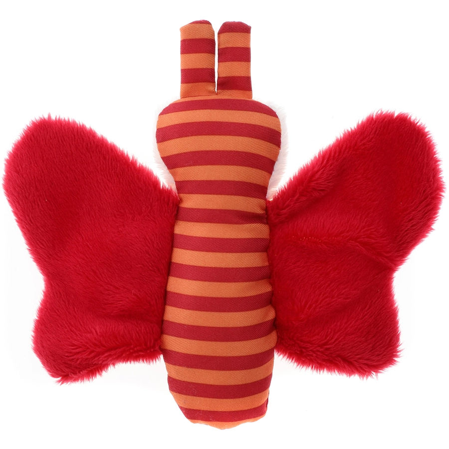 sigikid® Greifring Knister-Schmetterling orange Red Stars Collection