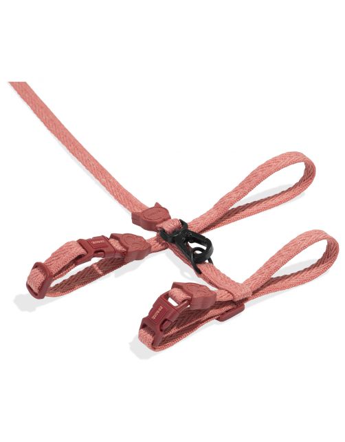 Zee.Dog Canyon Harnas + Lijn - Kattenharnas - 20-30x1.0 cm Lichtroze Set One Size