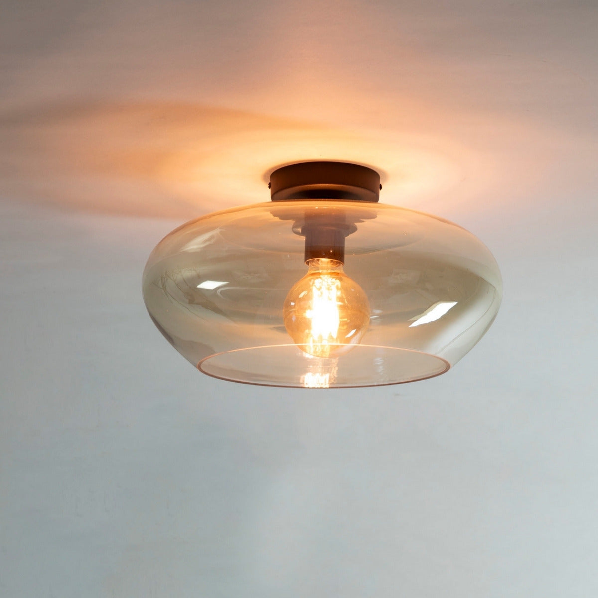 Fraaai - Skyla plafondlamp glas - amber