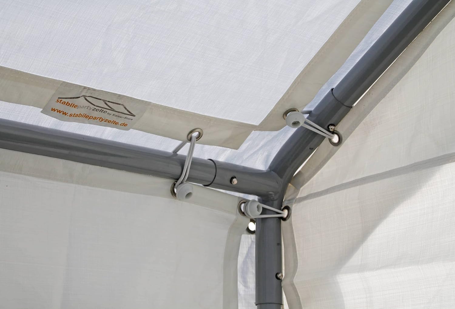 4x4m Partyzelt, Classic PRO PE GRAU