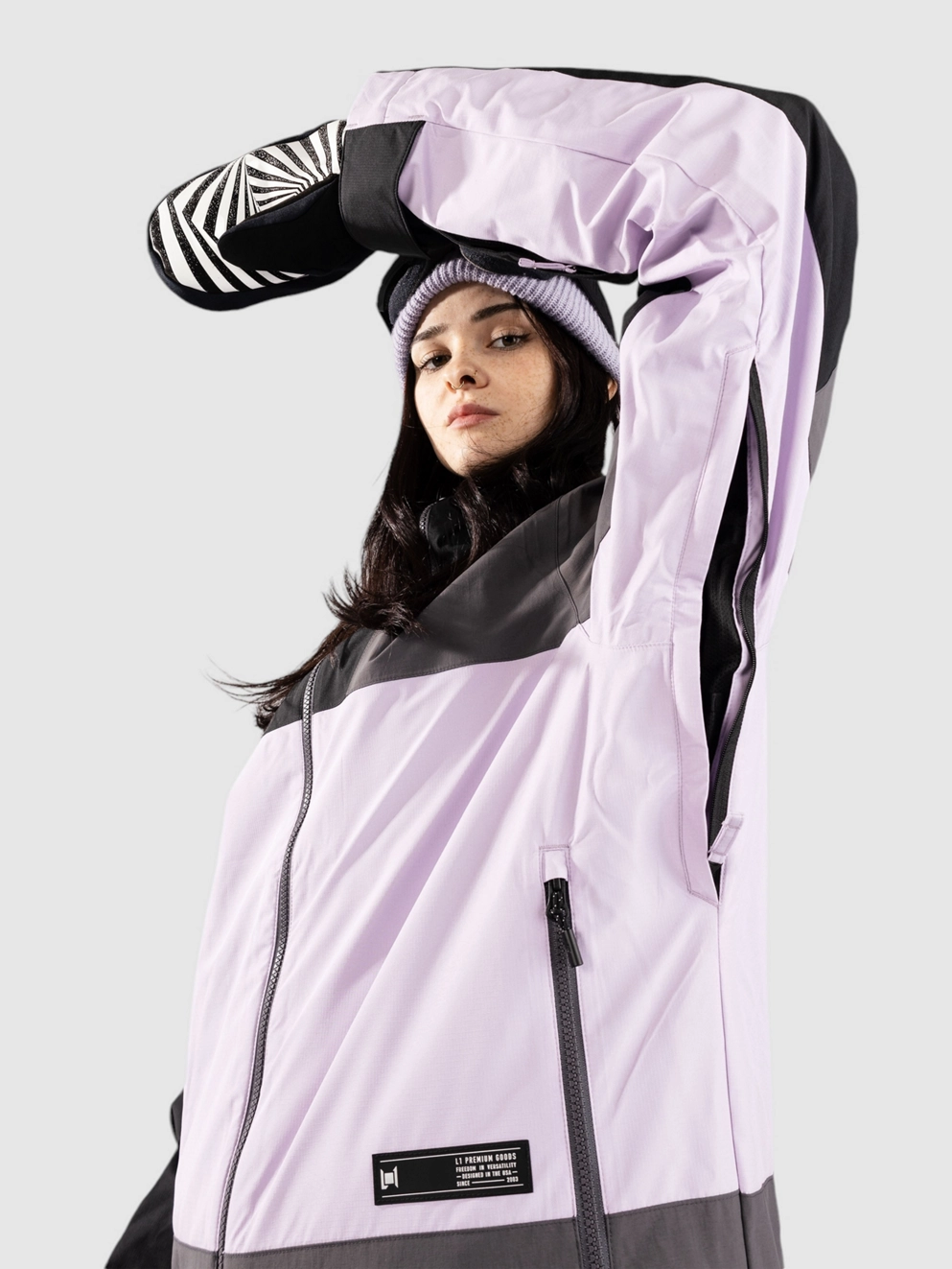 L1 Ventura Jacket purpe iron/haze/black