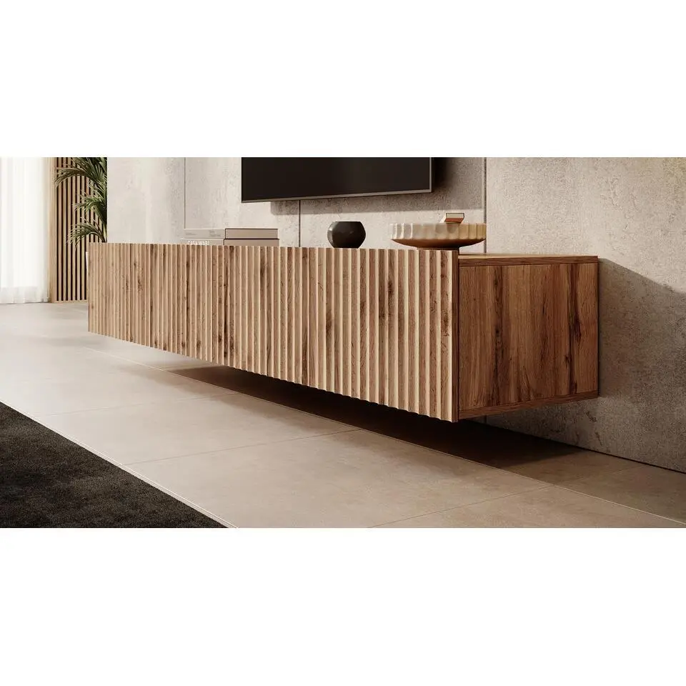 Meubella - TV-Meubel Pepinos - Eiken - 200 cm