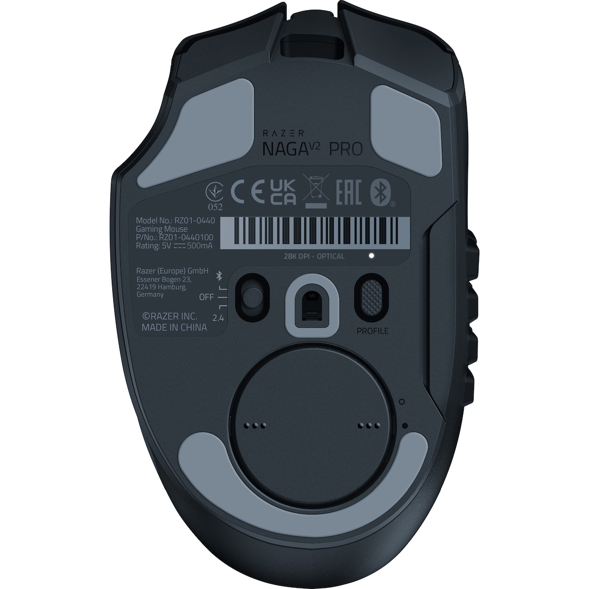 Razer Naga V2 Pro trådløs gamingmus
