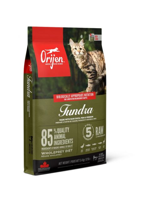 Orijen Whole Prey Tundra Cat Geit&Zwijn - Kattenvoer