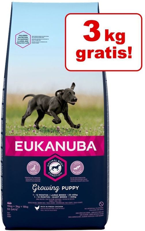 Eukanuba - Droogvoer - 18 kg - Kip