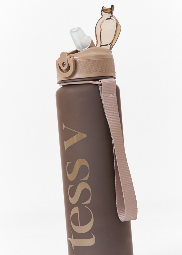 Tess V waterfles choco bruin