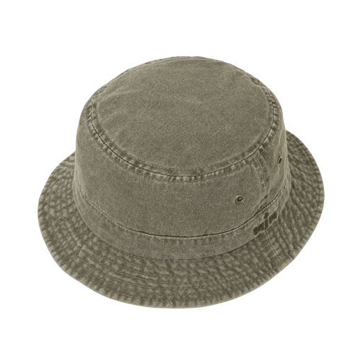 MJM Dyed Cotton Twill Bøllehat, Olive, M