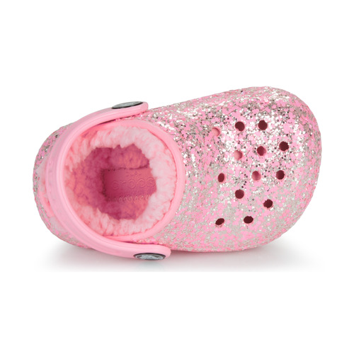 Crocs - Classic Lined Glitter Clog T - Rose