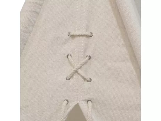 Tipi enfant toile et pin avec coussins de sol Alba