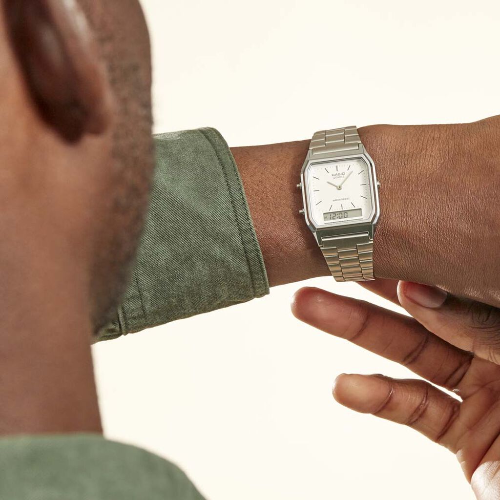 Montre Casio Collection Vintage Blanc