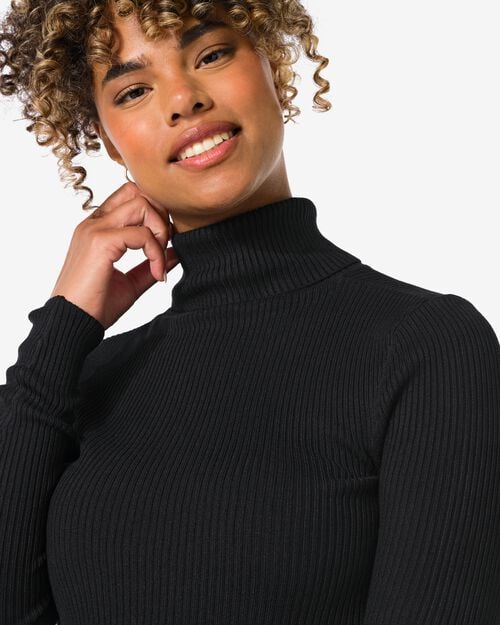 haut femme avec col noir