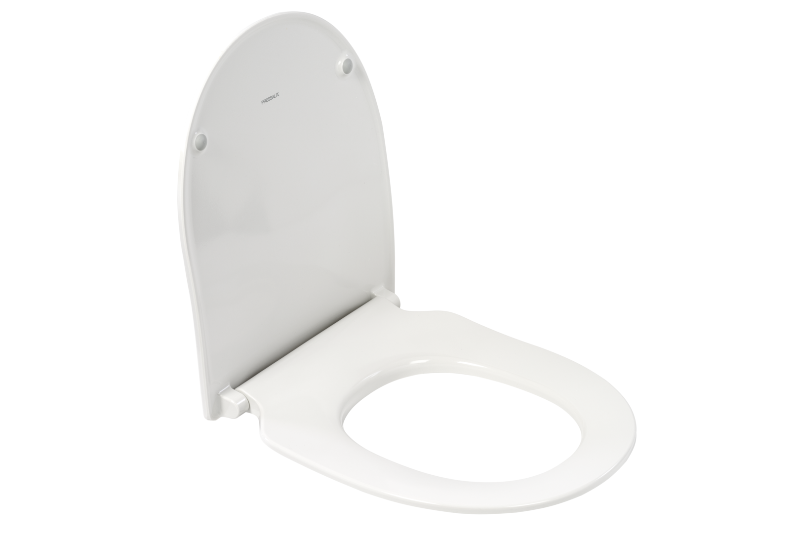 Plieger Zano softclose toiletzitting wit glans