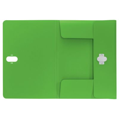 Leitz Recycle - chemise à 3 rabats - A4 - pour 150 feuilles - vert
