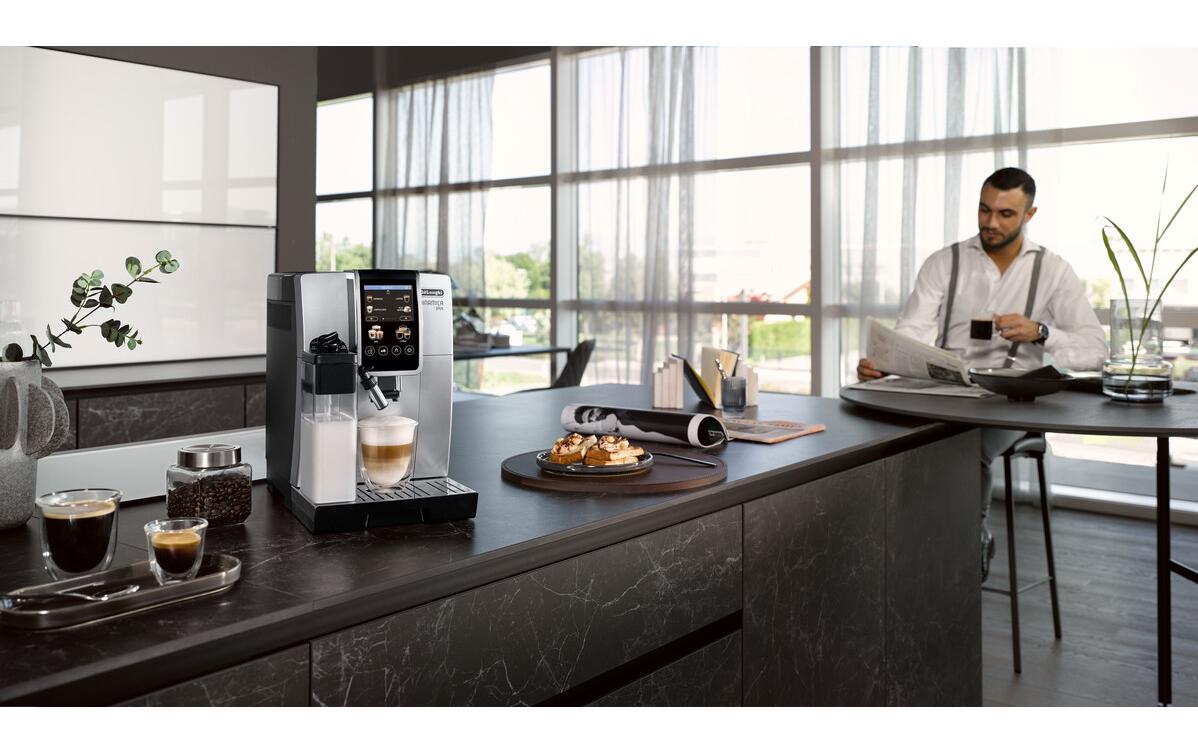 Kaffeevollautomat Dinamica Plus ECAM380.85 Taupe<br>Kaffeevollautomat mit 3.5 Fulltouch TFT-Farbdisplay