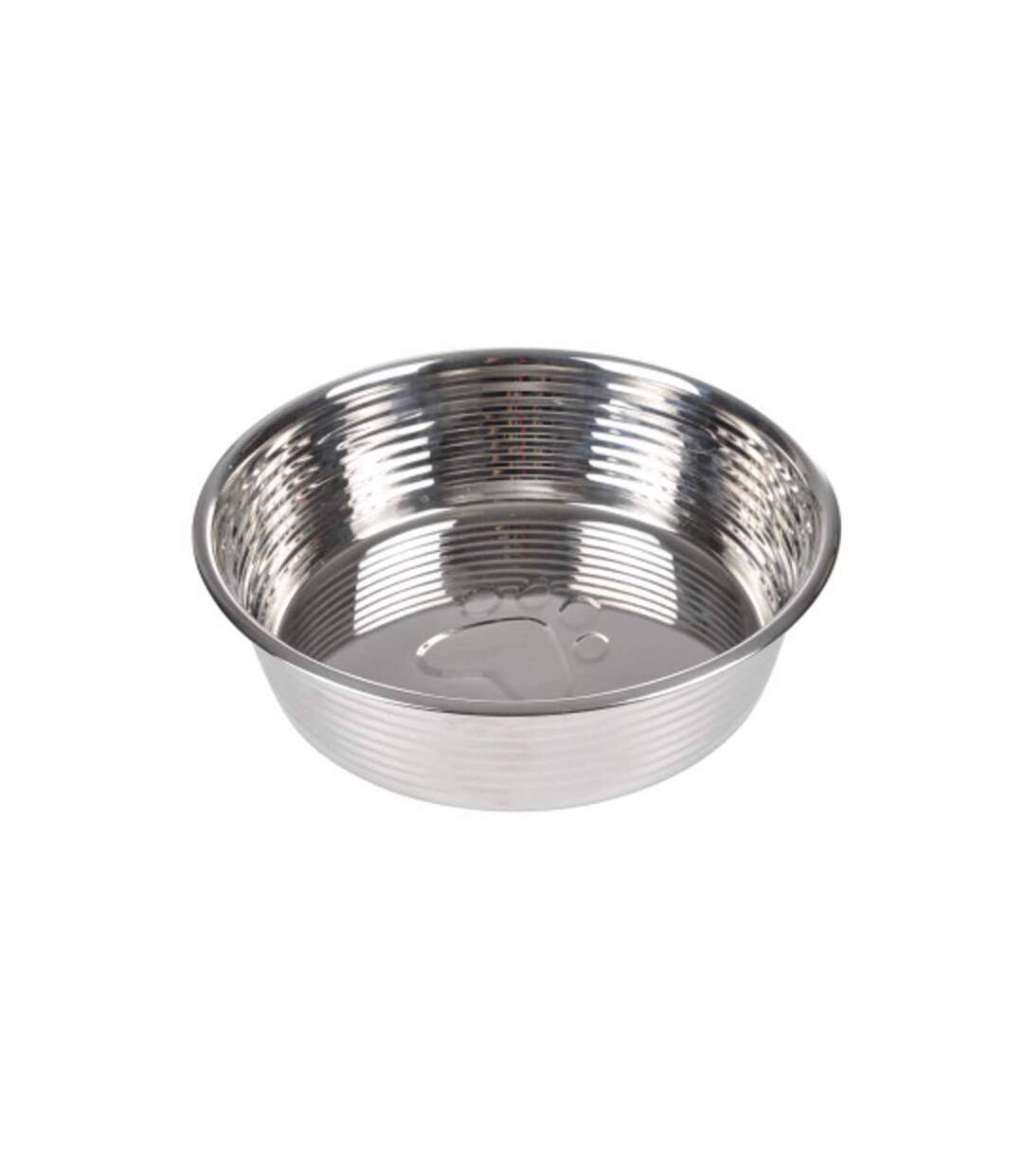 Paris Prix - Gamelle Pour Chien & Chat antidérapant 21cm Argent