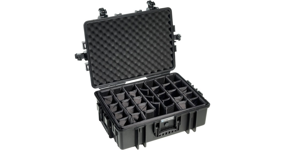 B&Woutdoor.case type 6500 RPD koffer  (Zwart)