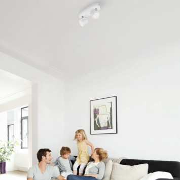Philips duospot Star wit - Incl 2X LED 3W dimbaar
