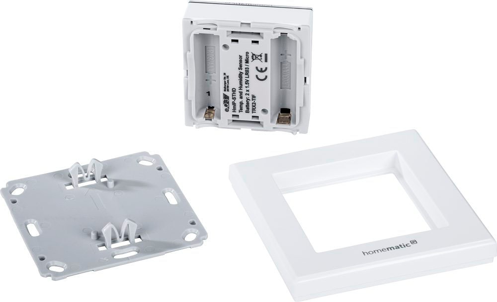 Homematic IP Smart-Home-Zubehör »Temp.- und Luftfeuchtigkeitssensor Display –innen (150180A0)«