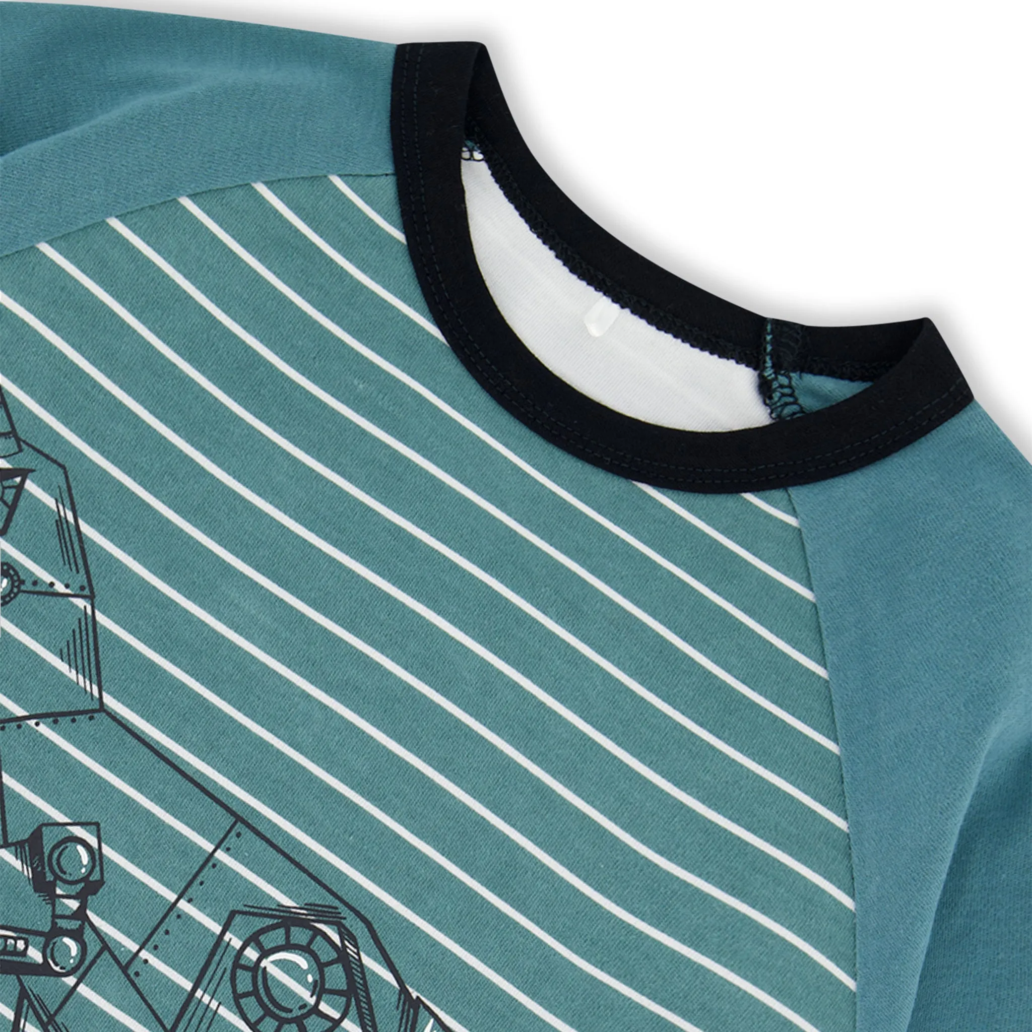 Deux par Deux Pyjama Dinos Mécaniques 2-6ans