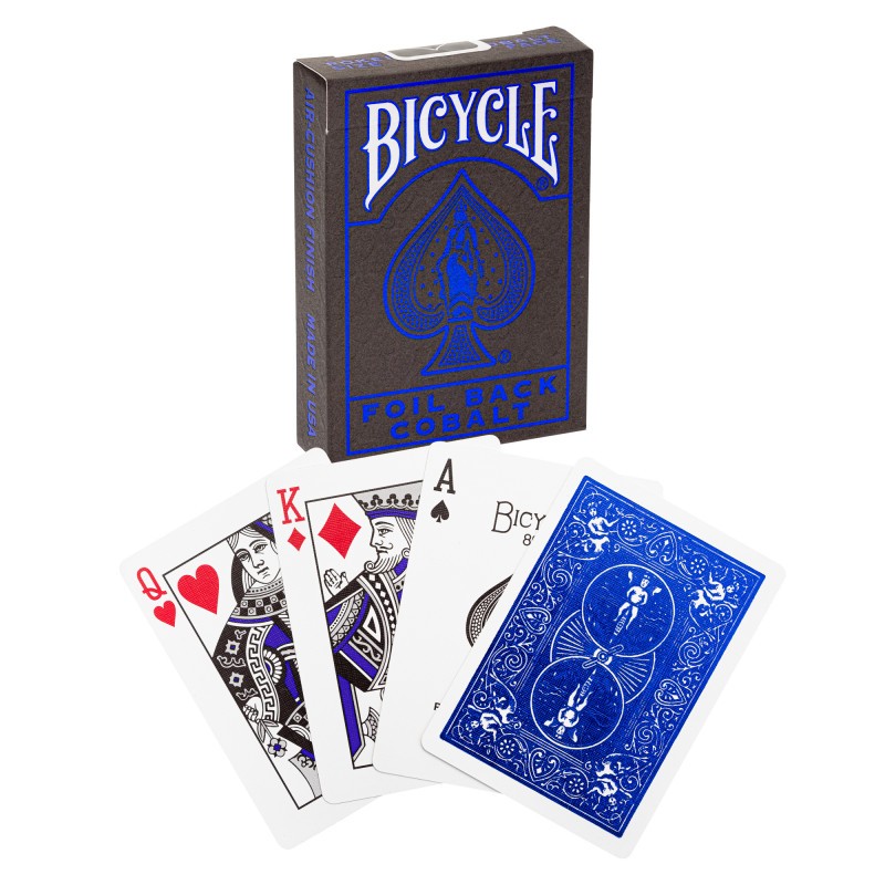 Cartes Bicycle Foil Back Cobalt