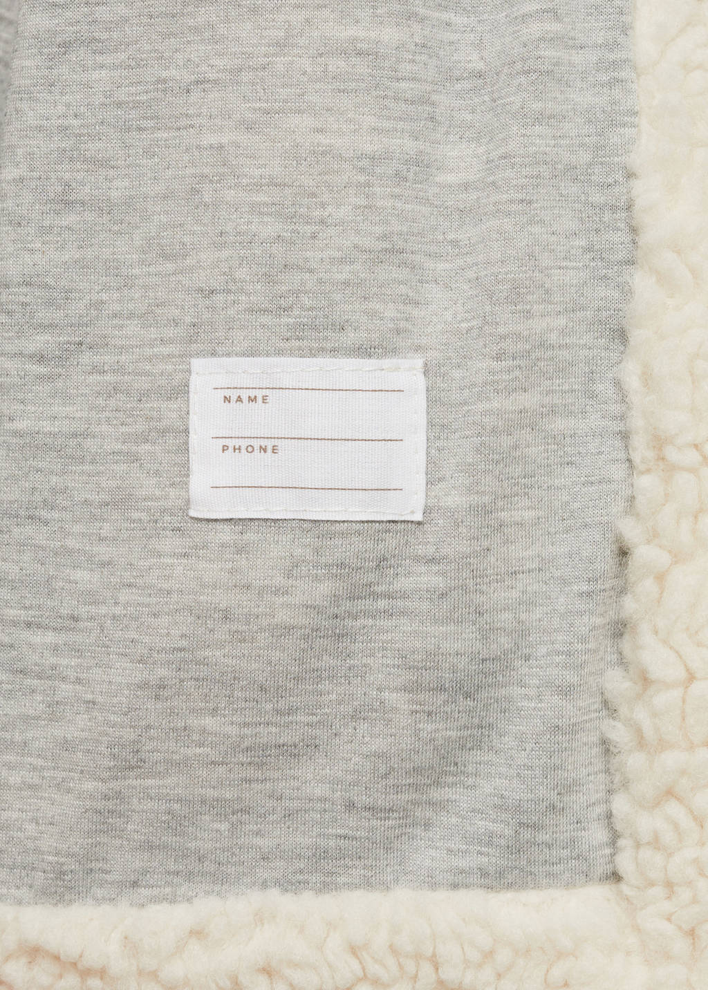Mango Kids teddy tussenjas lichtbeige