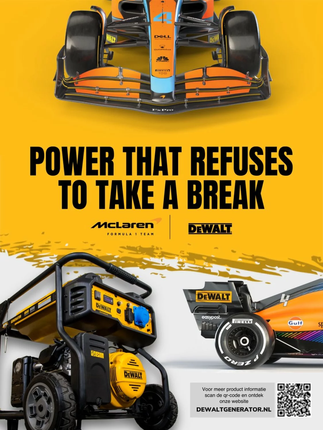 DeWALT DXGNP85E Benzine generator - 230V - 8500W