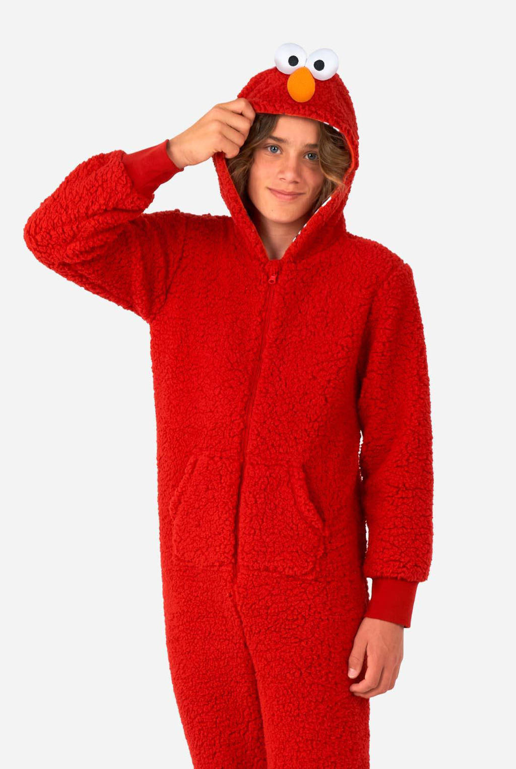 OppoSuits onesie Elmo rood