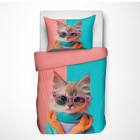 Dekbedovertrek Animal Couture  - Kitten