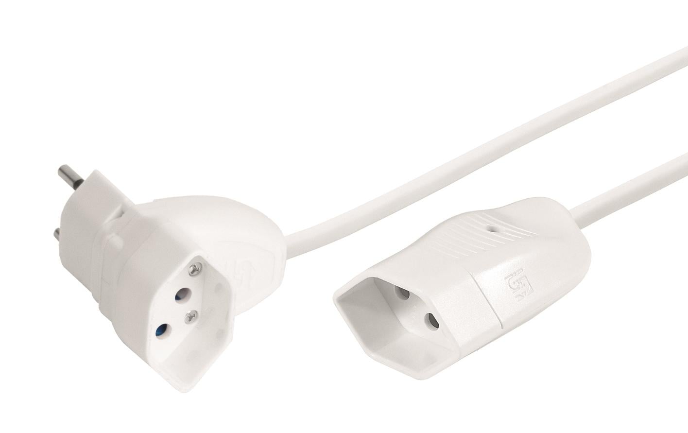 Verlängerungskabel 3 m T13 - T12, Mister T 320°230 V TD-Verlängerungskabel mit 2x T13 Kupplung und 320° drehbarem T Stecker