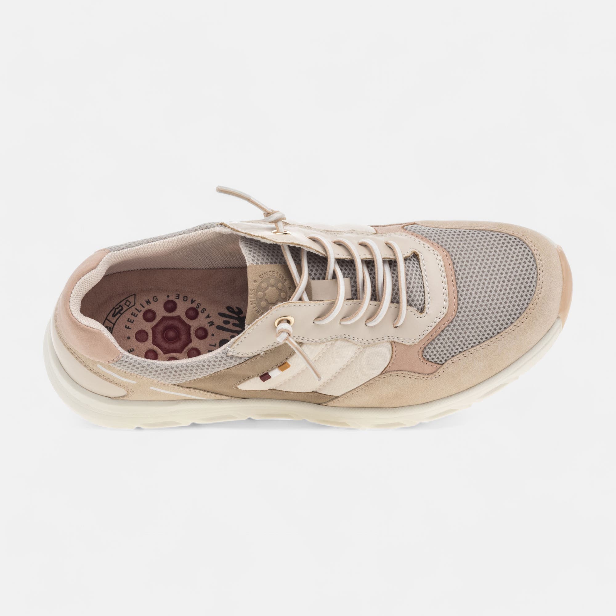 Baskets basses Femme beige