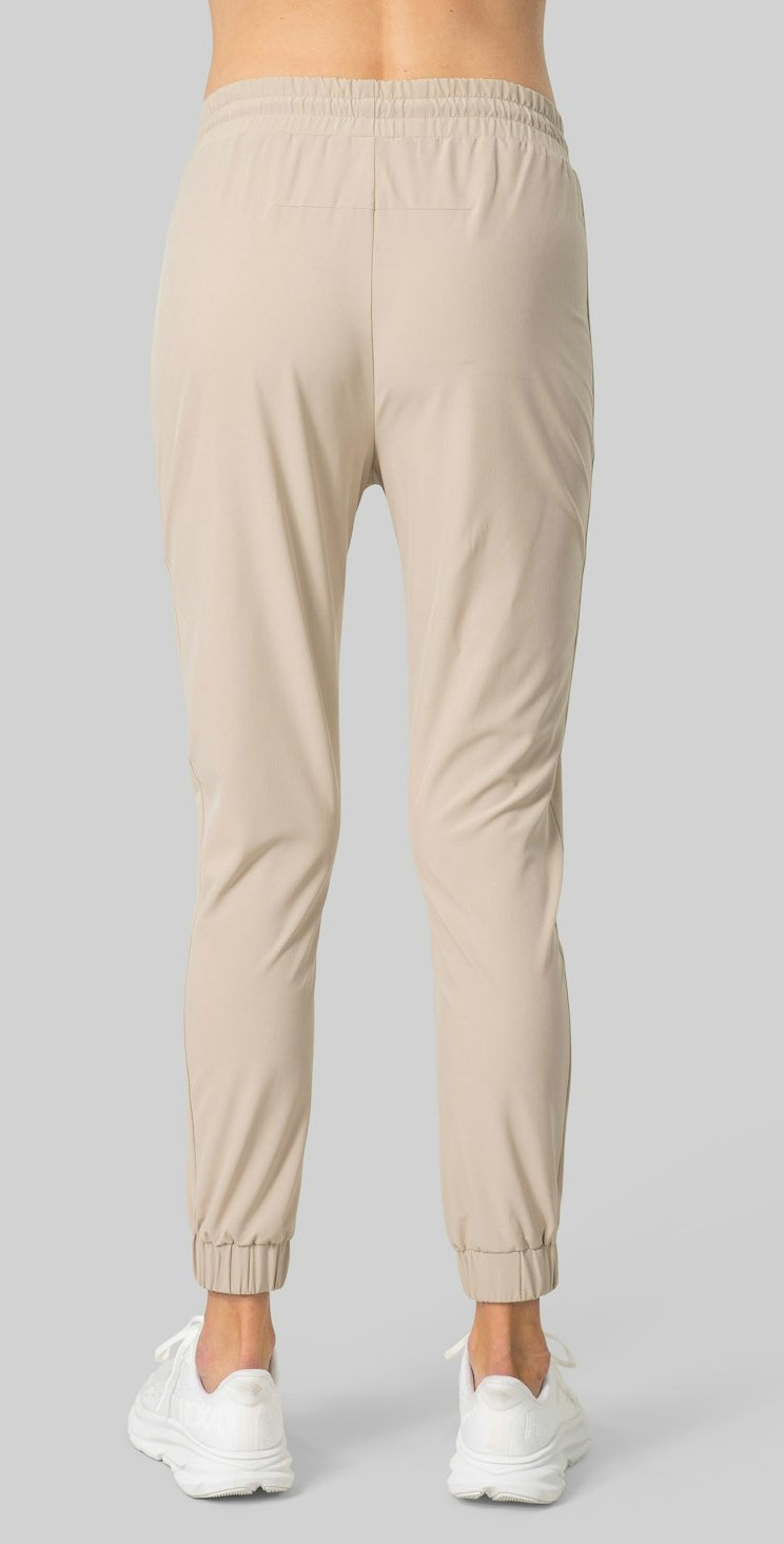 Strut Microfiber Pant Dame Dark Beige